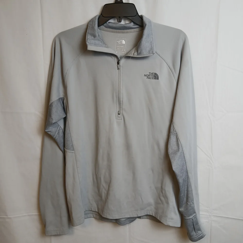 The North Face Gray 1/4 -‎ Zip Pullover Sweater - Men - Medium - See Description